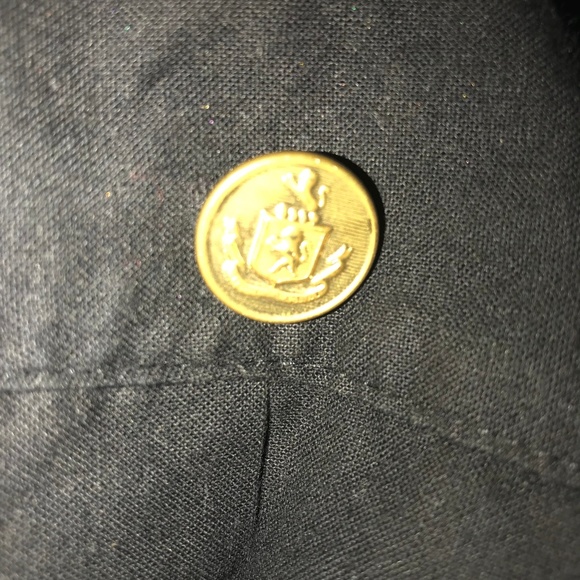 Vintage Cropped Blazer Jacket 80's 90's Military - Picture 6 of 8